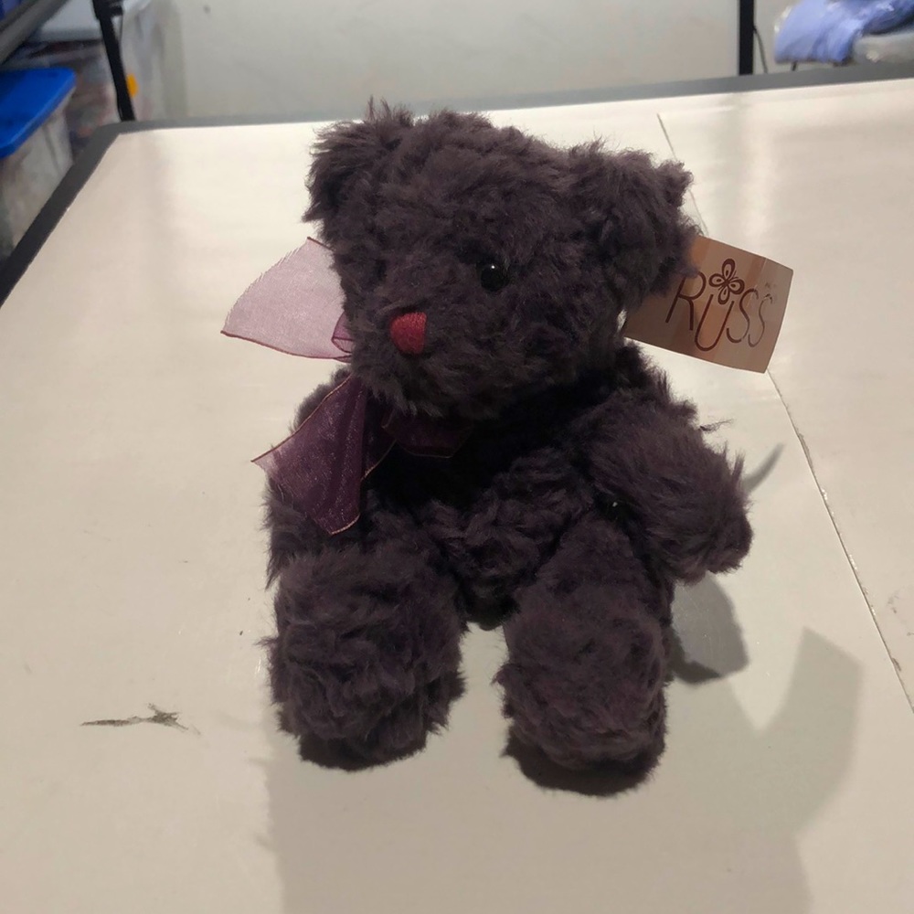 Russ Bears from the Past Bearberry purple bear